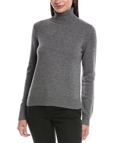 Theory Cashmere Turtleneck Sweater In Gray