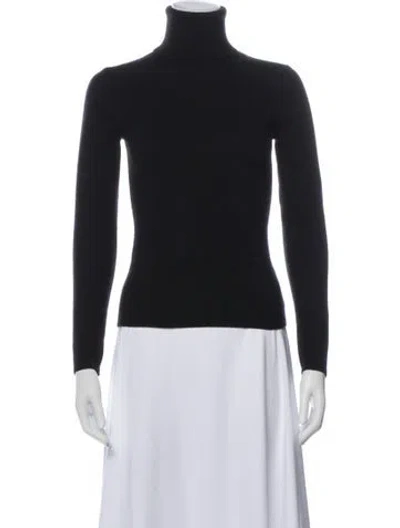 Pre-owned Theory Cashmere Turtleneck Sweater In Gray