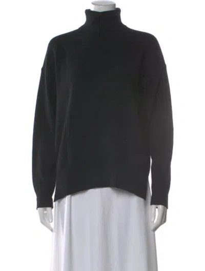 Pre-owned Theory Cashmere Turtleneck Sweater In Gray
