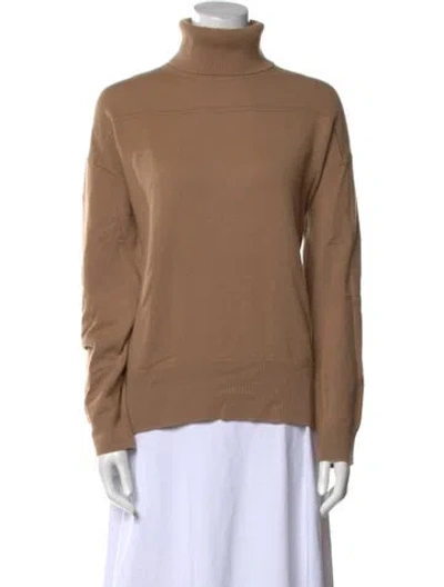 Pre-owned Theory Cashmere Turtleneck Sweater In Neutral