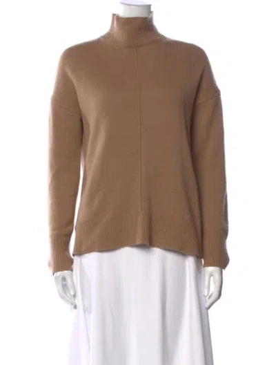 Pre-owned Theory Cashmere Turtleneck Sweater In Neutral