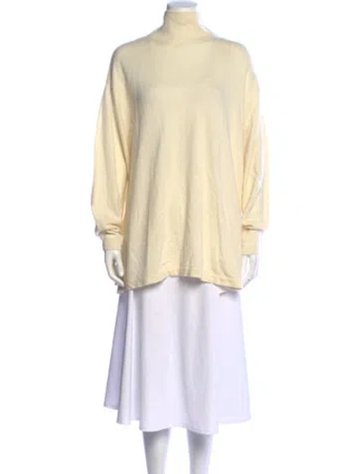 Pre-owned Theory Cashmere Turtleneck Sweater In Neutrals