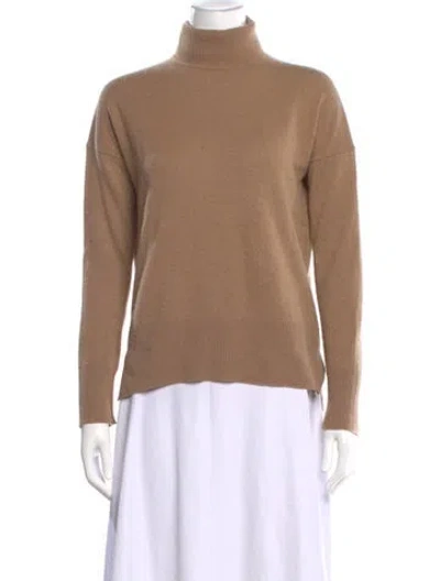 Pre-owned Theory Cashmere Turtleneck Sweater In Neutrals