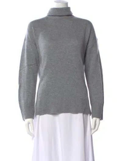 Pre-owned Theory Cashmere Turtleneck Sweater W/ Tags In Gray