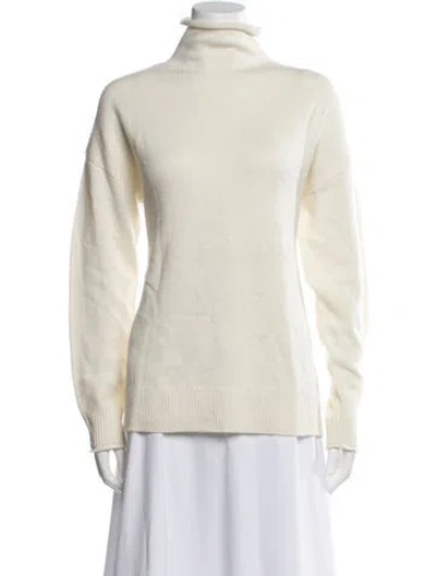 Pre-owned Theory Cashmere Turtleneck Sweater W/ Tags In Neutral