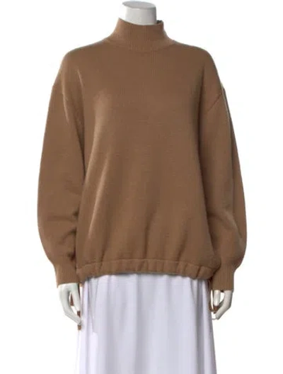 Pre-owned Theory Cashmere Turtleneck Sweater W/ Tags In Neutrals