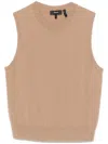 Theory Sweater Shell In Cashmere In Brown