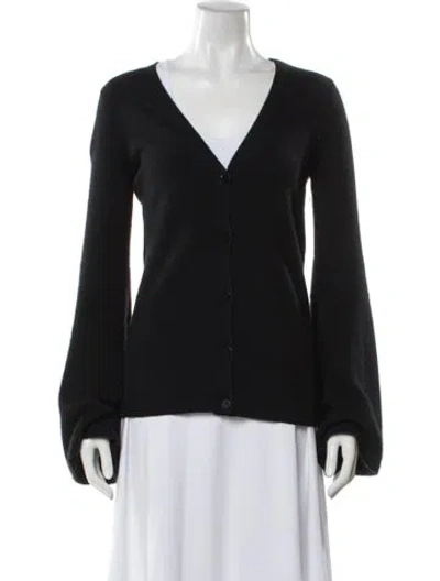 Pre-owned Theory Cashmere V-neck Sweater In Gray