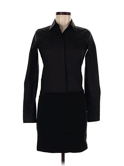 Pre-owned Theory Casual Dress In Black