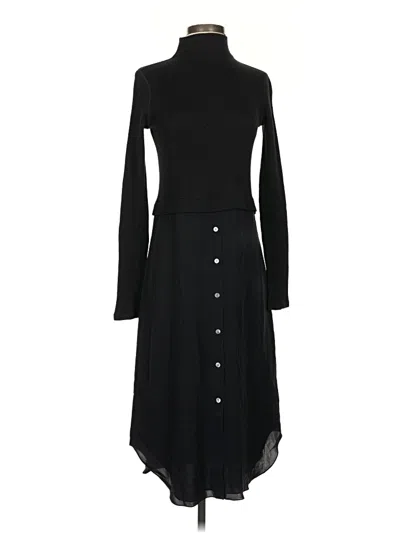 Pre-owned Theory Casual Dress In Black