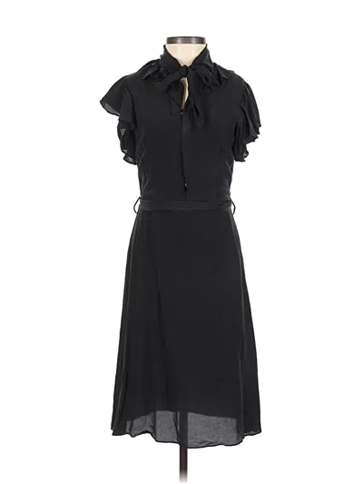 Pre-owned Theory Casual Dress In Black