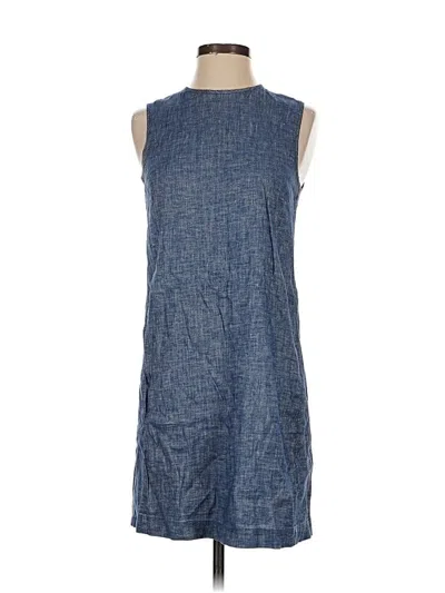 Pre-owned Theory Casual Dress In Blue