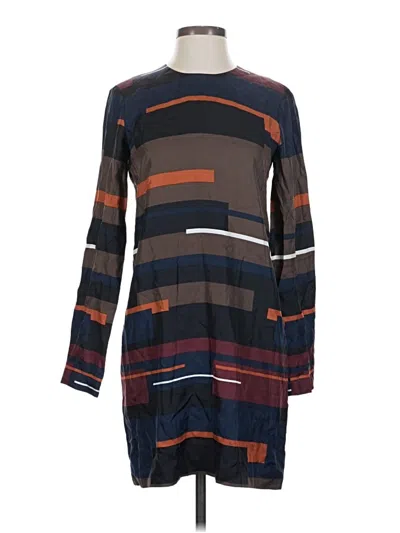 Pre-owned Theory Casual Dress In Brown