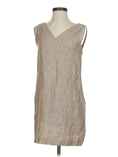 Pre-owned Theory Casual Dress In Brown