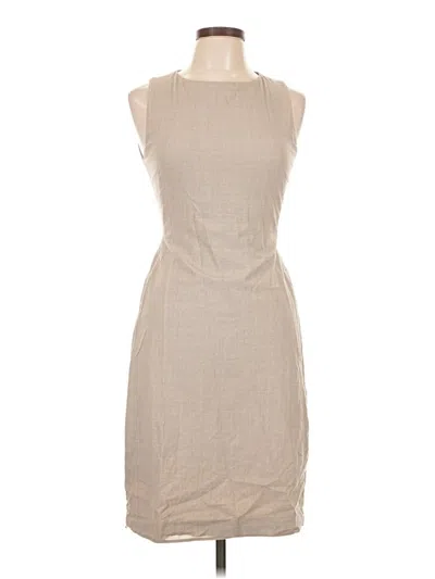 Pre-owned Theory Casual Dress In Brown