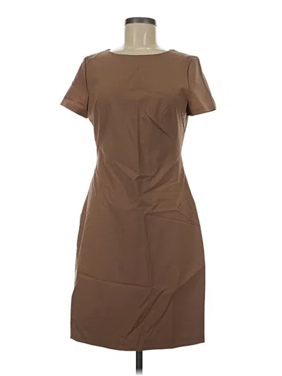 Pre-owned Theory Casual Dress In Brown