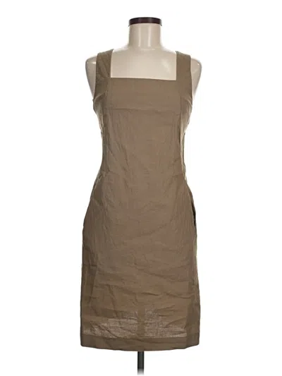 Pre-owned Theory Casual Dress In Brown