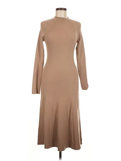 Pre-owned Theory Casual Dress In Brown