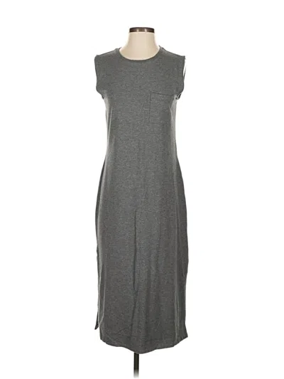 Pre-owned Theory Casual Dress In Gray