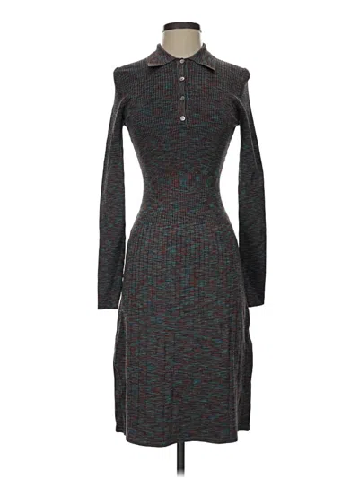 Pre-owned Theory Casual Dress In Gray