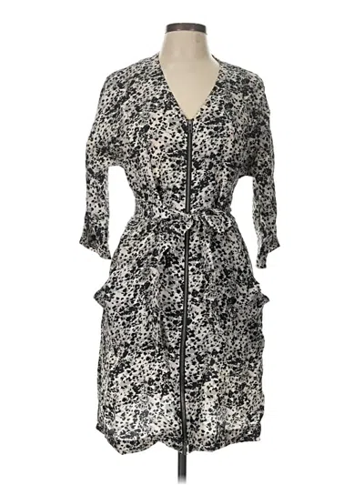 Pre-owned Theory Casual Dress In Gray