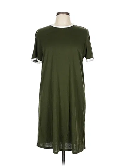 Pre-owned Theory Casual Dress In Green