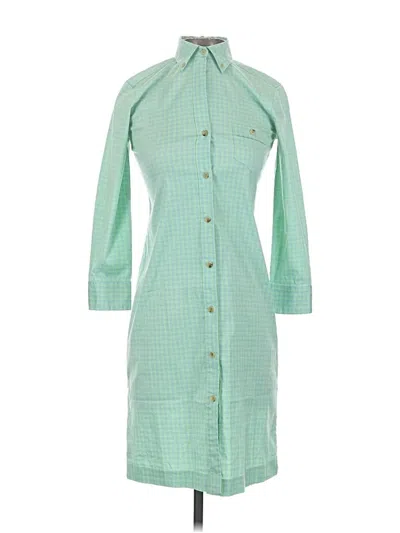 Pre-owned Theory Casual Dress In Green