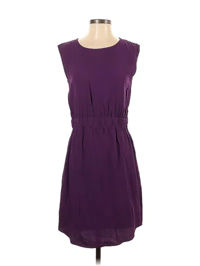 Pre-owned Theory Casual Dress In Purple