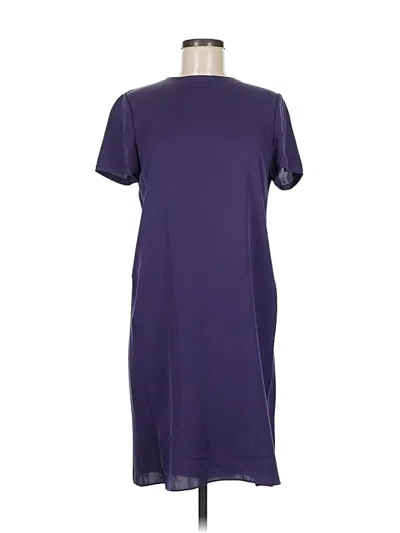 Pre-owned Theory Casual Dress In Purple