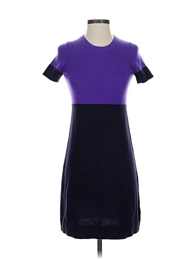 Pre-owned Theory Casual Dress In Purple