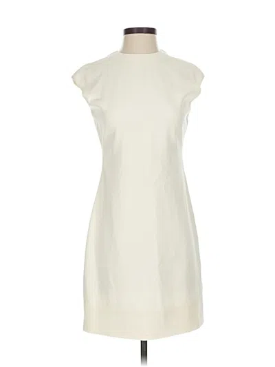 Pre-owned Theory Casual Dress In White