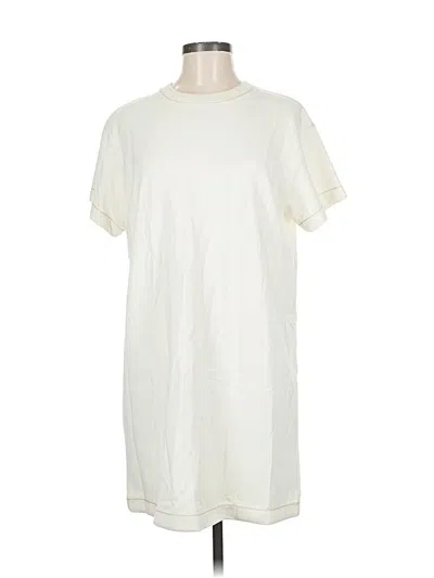 Pre-owned Theory Casual Dress In White