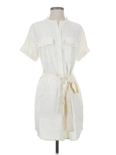 Pre-owned Theory Casual Dress In White
