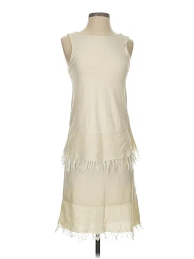 Pre-owned Theory Casual Dress In White