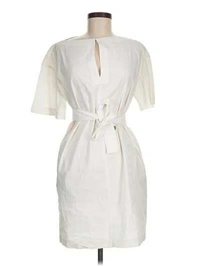 Pre-owned Theory Casual Dress In White