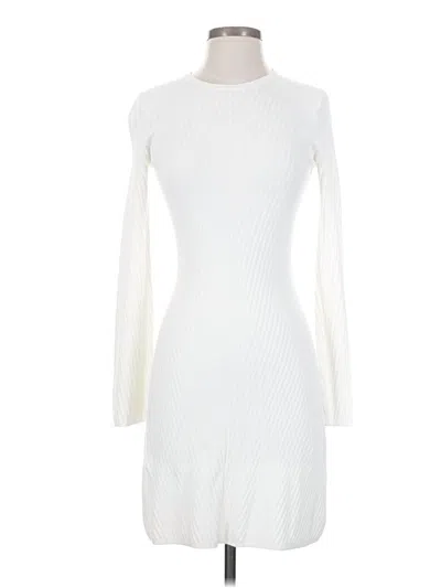 Pre-owned Theory Casual Dress In White