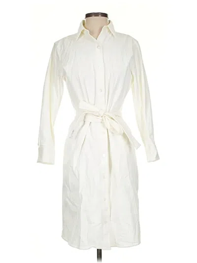 Pre-owned Theory Casual Dress In White