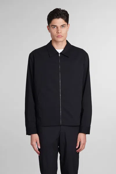 Theory Casual Jacket In Black Nylon