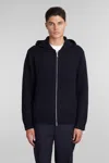 Theory Brody Jacket In Precision Ponte Baltic In Blue