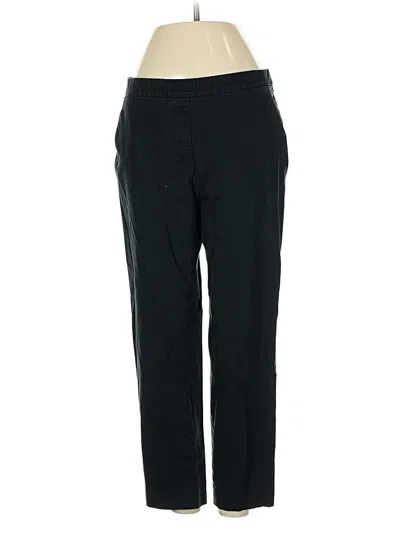Pre-owned Theory Casual Pants In Black