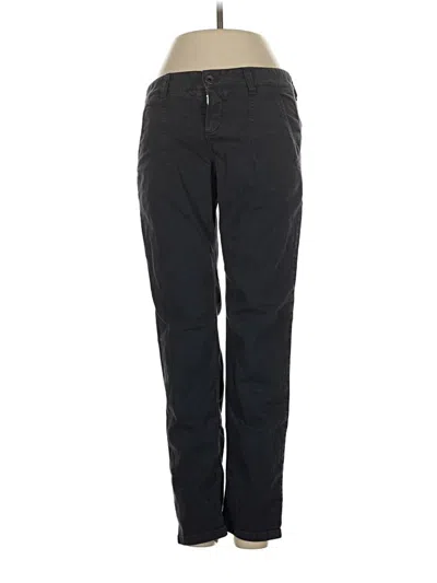 Pre-owned Theory Casual Pants In Black