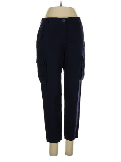 Pre-owned Theory Casual Pants In Blue