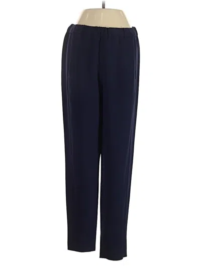 Pre-owned Theory Casual Pants In Blue