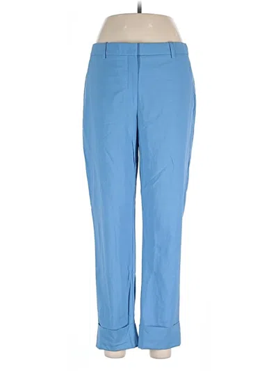 Pre-owned Theory Casual Pants In Blue