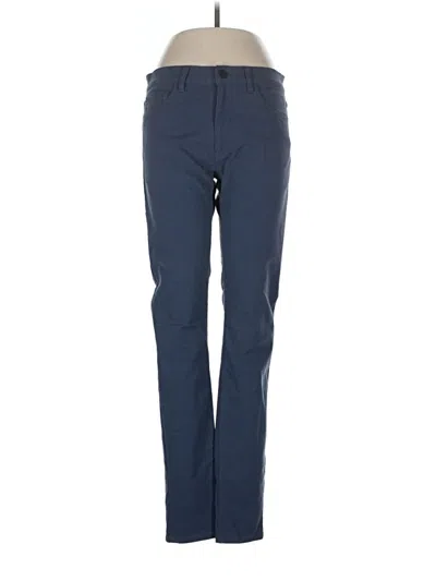 Pre-owned Theory Casual Pants In Blue