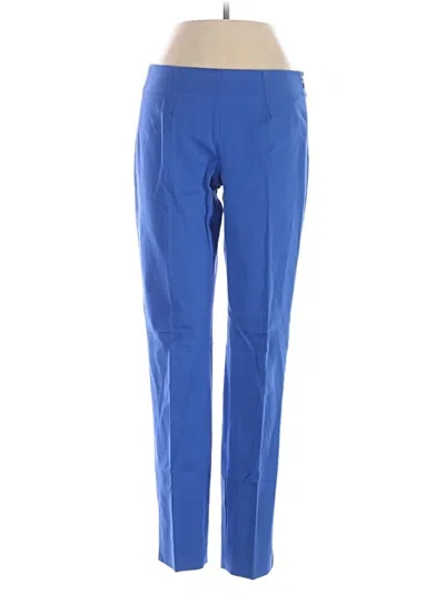 Pre-owned Theory Casual Pants In Blue