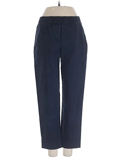 Pre-owned Theory Casual Pants In Blue