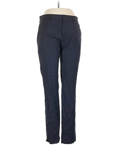 Pre-owned Theory Casual Pants In Blue