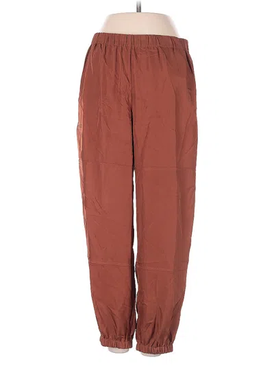 Pre-owned Theory Casual Pants In Brown