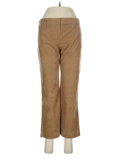 Pre-owned Theory Casual Pants In Brown